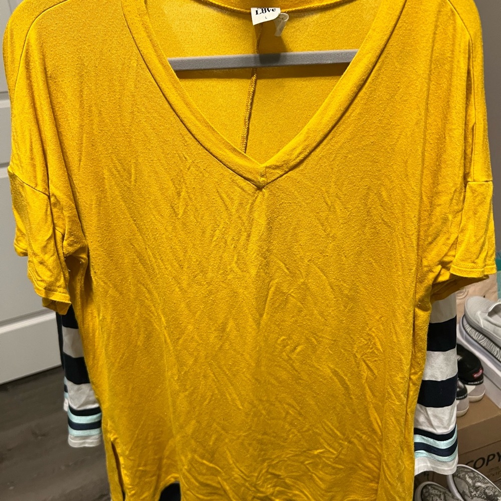 Gold Women's Top